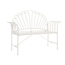 Load image into Gallery viewer, Metal Garden Bench 2-Seater Outdoor Patio Chair Furniture
