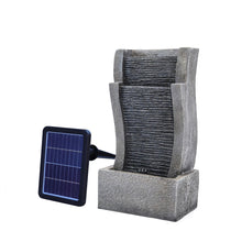 Load image into Gallery viewer, Water Feature Decor Fountain Rockery Solar Powered Garden Outdoor
