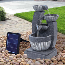 Load image into Gallery viewer, Water Fountain Rockery Decoration Solar Powered Outdoor

