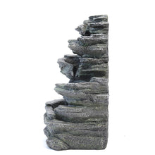 Load image into Gallery viewer, Garden Water Feature Outdoor LED Waterfall Fountain Rockery Decor, AI0988
