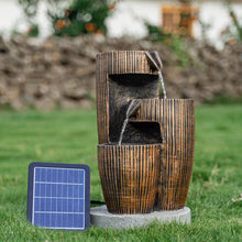 Load image into Gallery viewer, Outdoor Creative Water Fountain Rockery Decor Solar Powered
