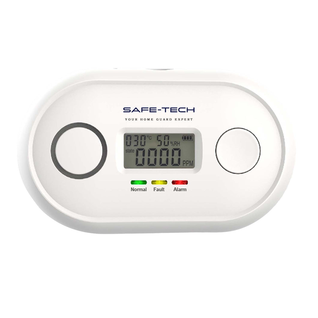 Safe Tech Standalone 3 in 1 Carbon Monoxide Alarm - White