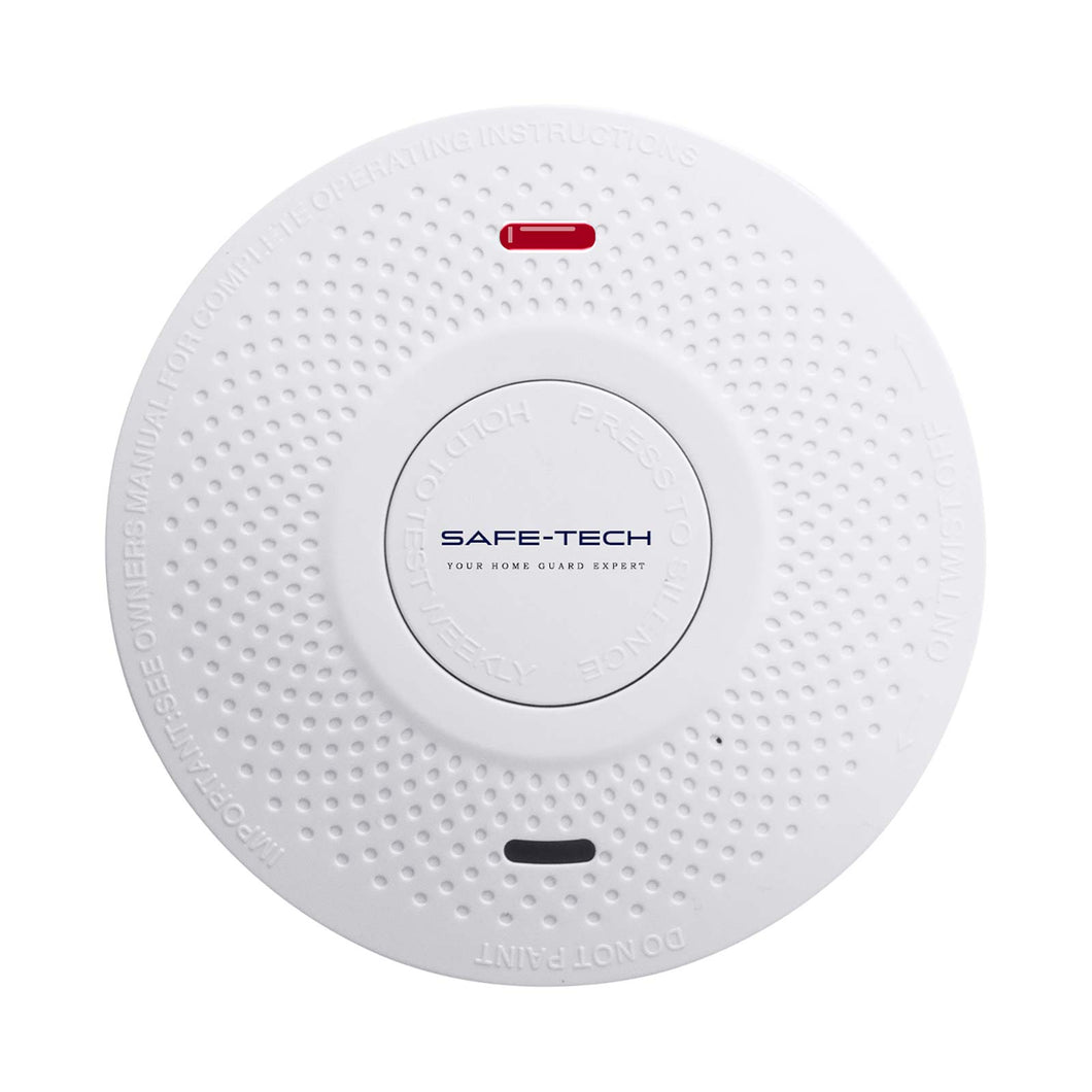 Safe Tech Smoke and Carbon Monoxide Combination Alarm - White