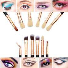 Load image into Gallery viewer, 12pcs Eye Brushes Set Makeup Brush Kit with pouch
