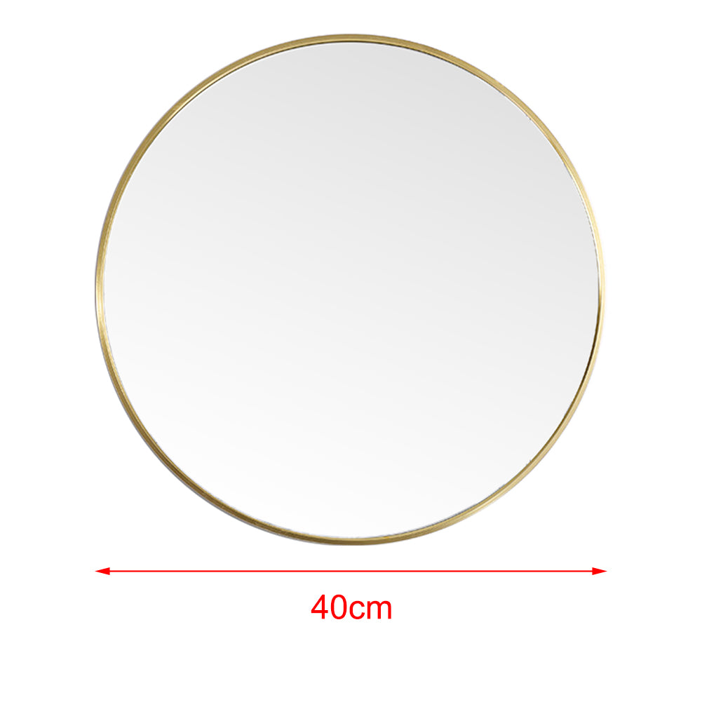 Modern Slim Frame Round Mirror