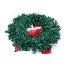 Load image into Gallery viewer, Livingandhome Santa Claus Christmas Wreath for Front Door Window Fireplace, CD0478
