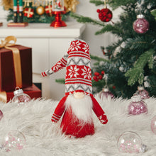 Load image into Gallery viewer, Livingandhome Christmas Santa Gnome Plush Doll Ornament Elf Decor, CD0506
