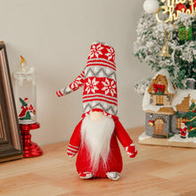 Load image into Gallery viewer, Livingandhome Christmas Santa Gnome Plush Doll Ornament Elf Decor, CD0506
