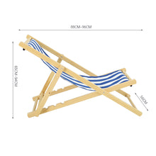 Load image into Gallery viewer, Garden Beach Seaside Sun Lounger Folding Chair
