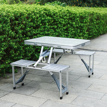 Load image into Gallery viewer, Folding Aluminium Picnic Chair and Dining Table Set
