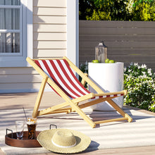 Load image into Gallery viewer, Garden Beach Seaside Sun Lounger Folding Chair
