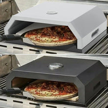 Load image into Gallery viewer, BBQ Pizza Oven Black Outdoor Heating-Black and White
