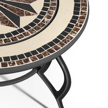 Load image into Gallery viewer, Mosaic Garden Grill Coffee Table Fire Pit with Poker
