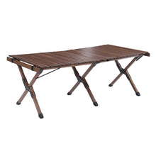 Load image into Gallery viewer, Outdoor Foldable Low Wooden Table for Picnic, Camping with Carrying Bag, CX0428
