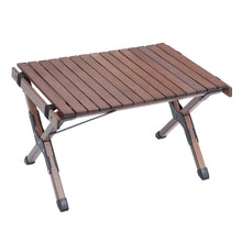 Load image into Gallery viewer, Outdoor Foldable Low Wooden Table for Picnic, Camping with Carrying Bag, CX0429
