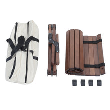 Load image into Gallery viewer, Outdoor Foldable Low Wooden Table for Picnic, Camping with Carrying Bag, CX0429
