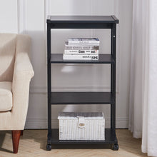 Load image into Gallery viewer, 4-Tier Printer Cart With Storage Shelf Mobile Printer Stand End Table Home Office
