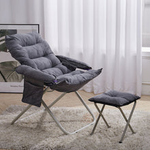 Load image into Gallery viewer, Folding Moon Chair with footstool
