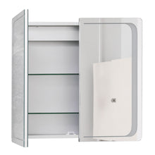 Load image into Gallery viewer, Double Door LED Illuminated Bathroom Mirror Cabinet
