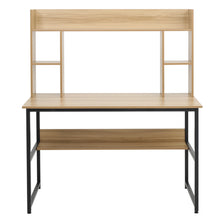 Load image into Gallery viewer, Computer Desk with Hutch Desk Bookshelf Student Studying Workstation Table
