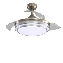 Load image into Gallery viewer, 4 - Blade LED Smart Retractable Blades Ceiling Fan  -2Colors!
