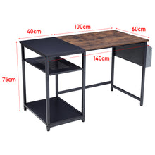 Load image into Gallery viewer, Computer Desk w/ Shelves Storage Bag Laptop Study PC Table Home Office Desk
