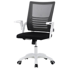 Load image into Gallery viewer, Mesh Executive Desk Chair with Flip up Armrests Adjustable and Swivel Home Office Chair, Black and White
