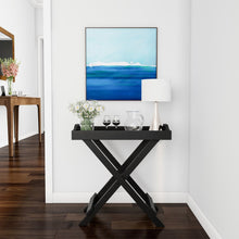 Load image into Gallery viewer, Wooden Folding Side Table Coffee/Tea Stand Removable Serving
