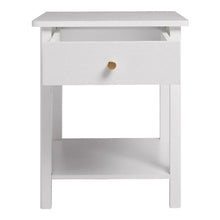 Load image into Gallery viewer, Wooden Bedside Table Cabinet With Drawer
