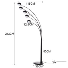 Load image into Gallery viewer, Arms Arch Floor Lamp with Marble Base-3colors
