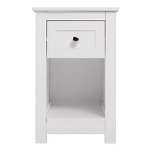 Load image into Gallery viewer, Small Wooden Beaside Table Cabinet with Drawer Shelf Storage

