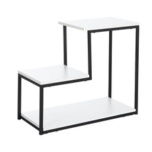 Load image into Gallery viewer, 3 Tier L-Shaped Coffee End Side Table Storage Shelf-4 colors
