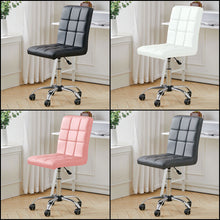 Load image into Gallery viewer, PU Swivel Office Chair Adjustable Computer Desk Armless Seat High Back Wheel-4 colors
