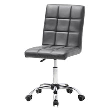 Load image into Gallery viewer, PU Swivel Office Chair Adjustable Computer Desk Armless Seat High Back Wheel-4 colors
