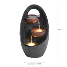 Load image into Gallery viewer, Egg Shape Pool Electric Water Feature with LED Light
