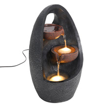 Load image into Gallery viewer, Egg Shape Pool Electric Water Feature with LED Light
