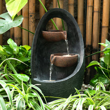 Load image into Gallery viewer, Egg Shape Pool Electric Water Feature with LED Light
