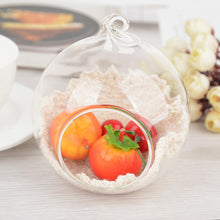Load image into Gallery viewer, 6 Pcs Christmas Glass Balls Hanging Ornaments Decor with Opening
