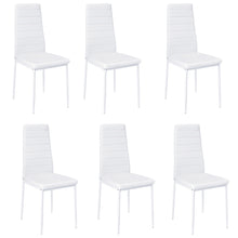 Load image into Gallery viewer, Set of 2 ,4 or 6 Leather Upholstered KD Structured Dining Chairs
