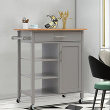 Load image into Gallery viewer, Kitchen Storage Trolley Cabinet Sideboard Buffet Breakfast Carts
