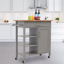 Load image into Gallery viewer, Kitchen Storage Trolley Cabinet Sideboard Buffet Breakfast Carts
