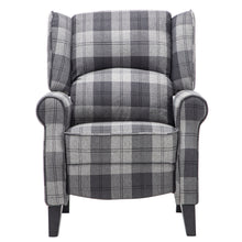 Load image into Gallery viewer, Fabric Wingback Recliner Armchair
