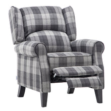 Load image into Gallery viewer, Fabric Wingback Recliner Armchair
