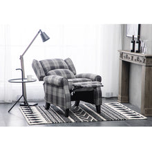 Load image into Gallery viewer, Fabric Wingback Recliner Armchair
