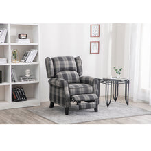 Load image into Gallery viewer, Fabric Wingback Recliner Armchair
