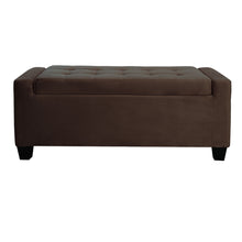 Load image into Gallery viewer, Velvet Upholstered Storage Bench
