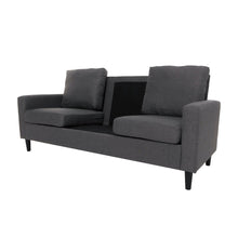 Load image into Gallery viewer, Grey Fine Linen 3 Seater L Shape Sofa
