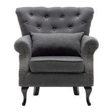 Load image into Gallery viewer, Chesterfield Tub Chair Armchair With Cushion
