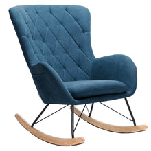 Load image into Gallery viewer, Rocking Chair Armchair With Pocket
