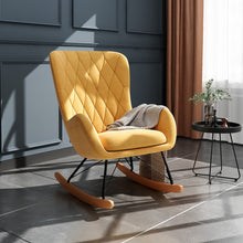 Load image into Gallery viewer, Rocking Chair Armchair With Pocket
